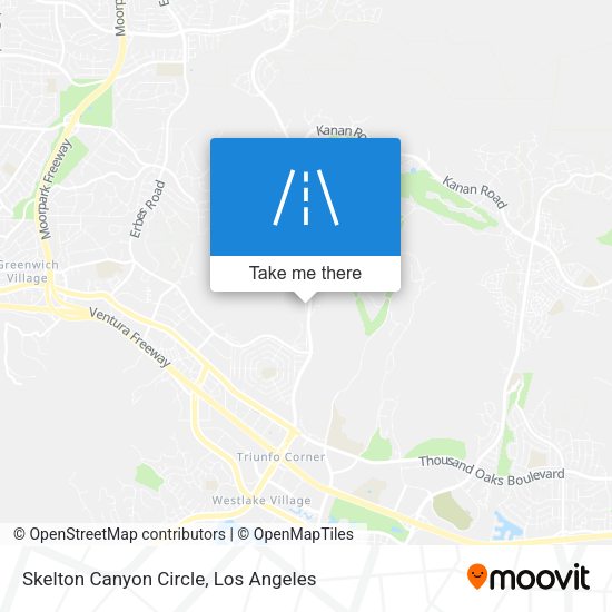 Skelton Canyon Circle map