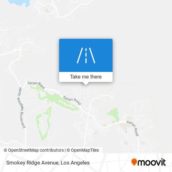 Smokey Ridge Avenue map