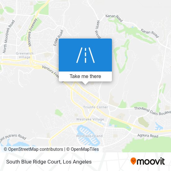 South Blue Ridge Court map