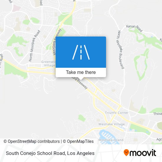 South Conejo School Road map