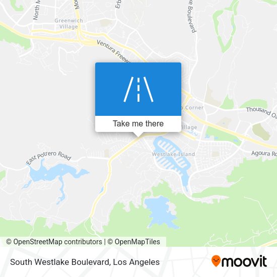 Mapa de South Westlake Boulevard