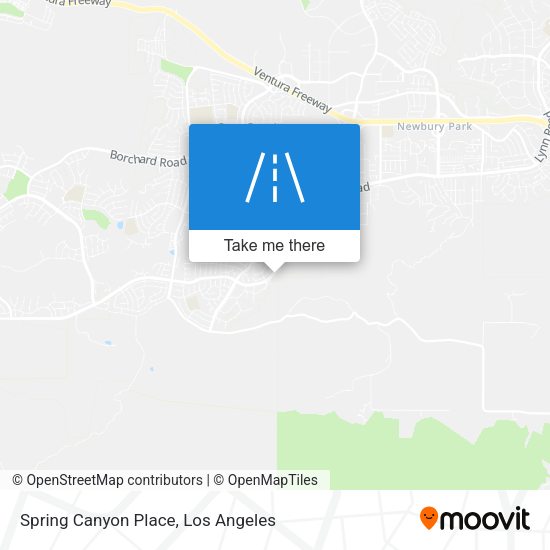 Spring Canyon Place map