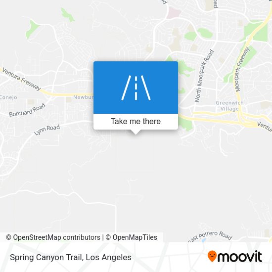 Mapa de Spring Canyon Trail
