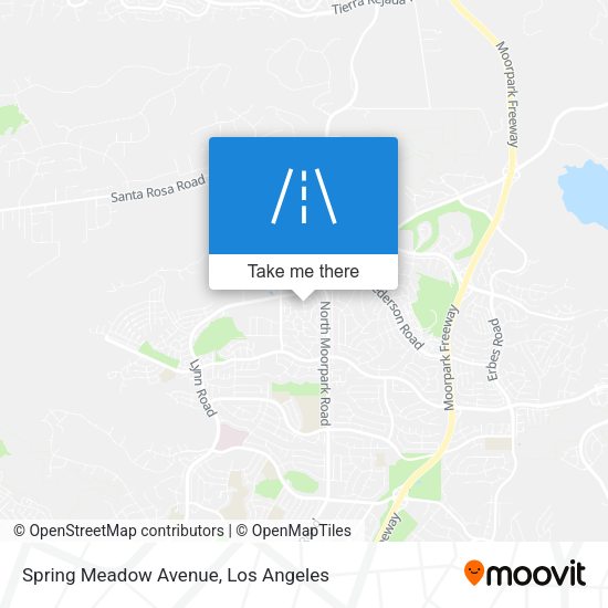 Spring Meadow Avenue map