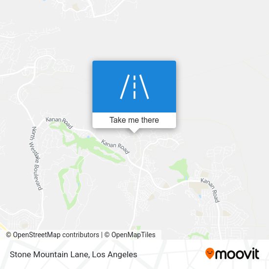 Stone Mountain Lane map