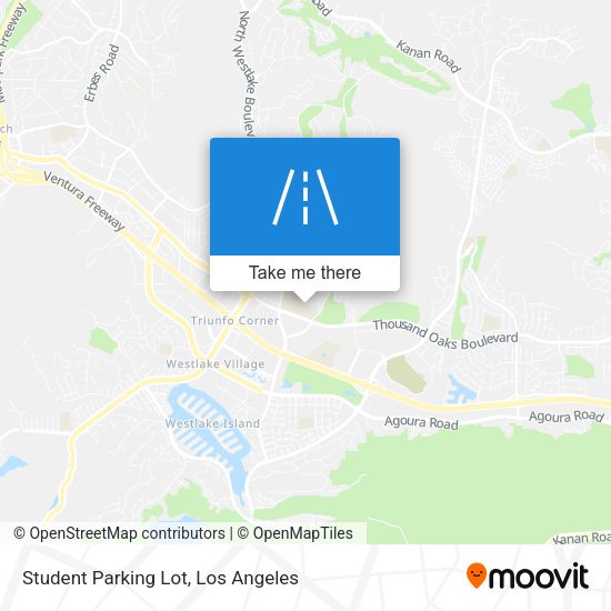Student Parking Lot map