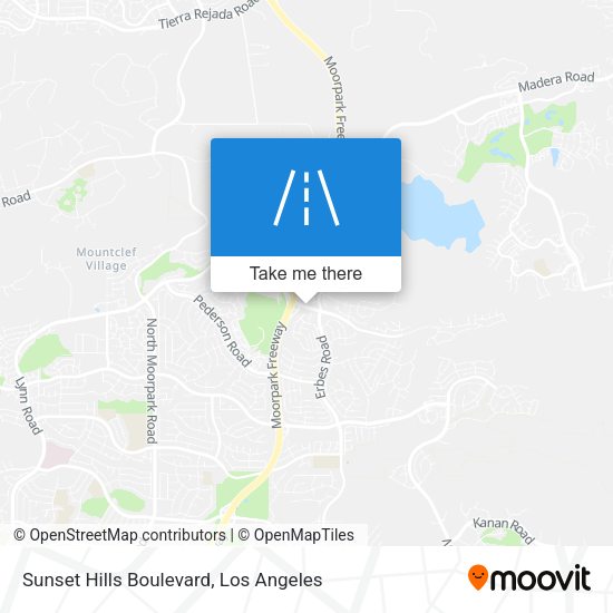 Mapa de Sunset Hills Boulevard