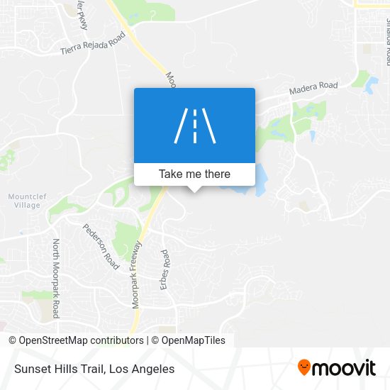 Sunset Hills Trail map