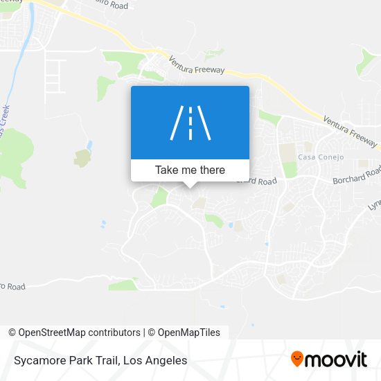Sycamore Park Trail map
