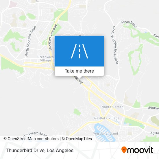 Mapa de Thunderbird Drive