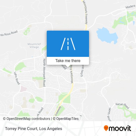 Torrey Pine Court map