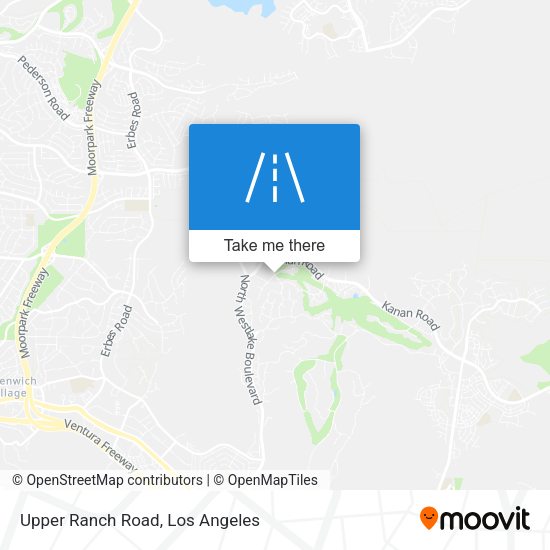 Upper Ranch Road map