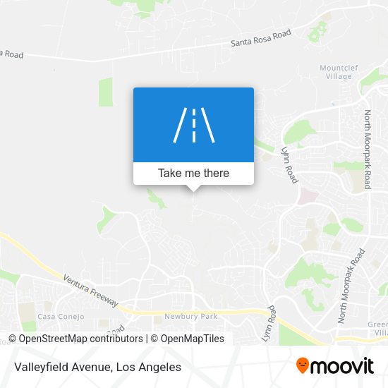 Mapa de Valleyfield Avenue