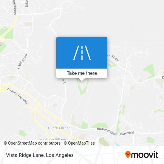 Vista Ridge Lane map