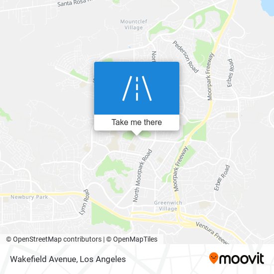 Wakefield Avenue map