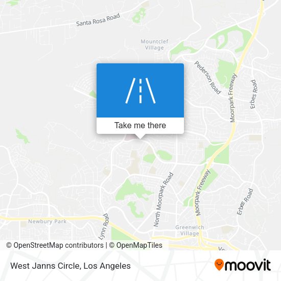 West Janns Circle map
