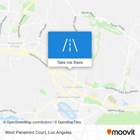 Mapa de West Panamint Court