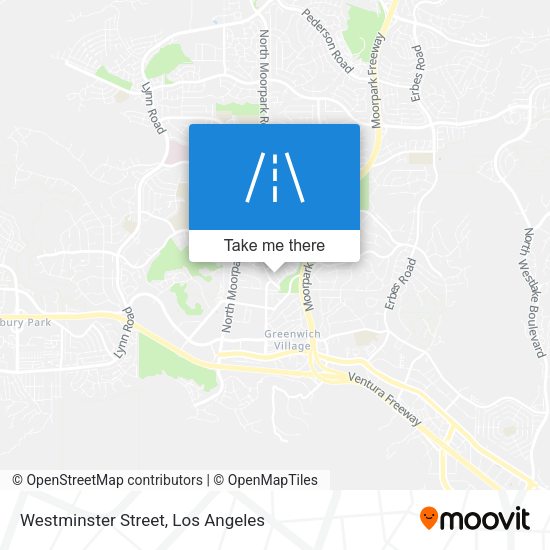 Westminster Street map