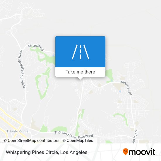 Whispering Pines Circle map