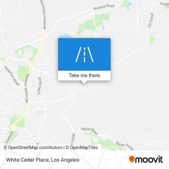 Mapa de White Cedar Place