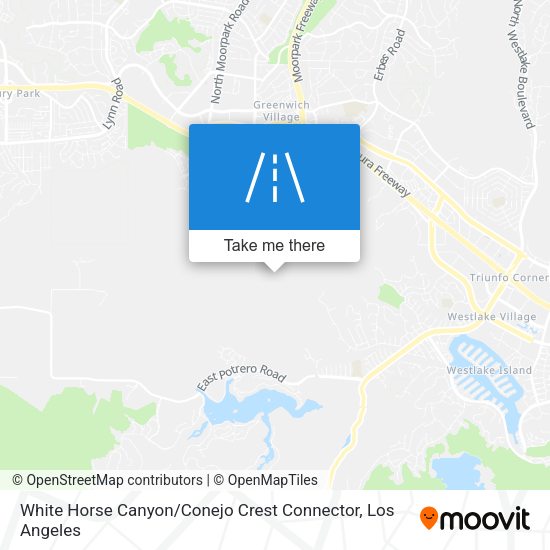 White Horse Canyon / Conejo Crest Connector map