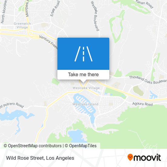 Wild Rose Street map
