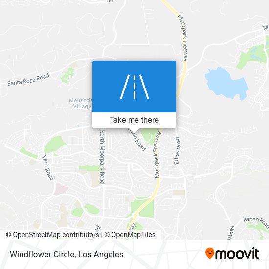 Windflower Circle map