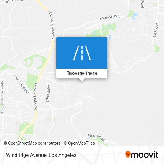 Windridge Avenue map