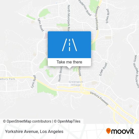 Yorkshire Avenue map