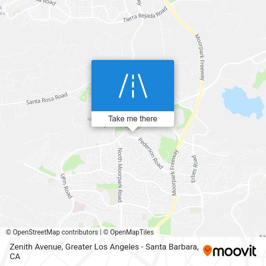 Mapa de Zenith Avenue