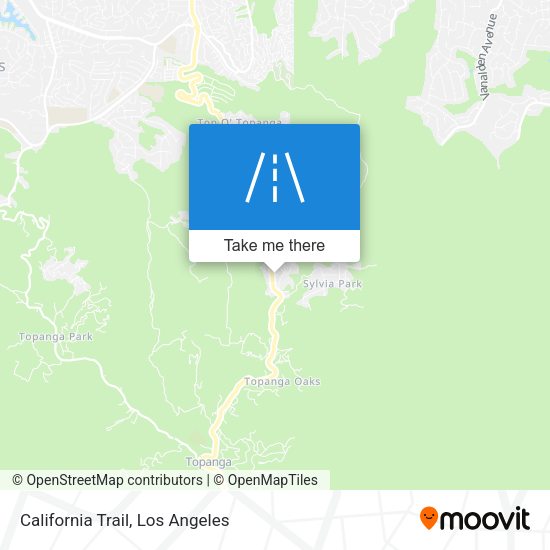 California Trail map