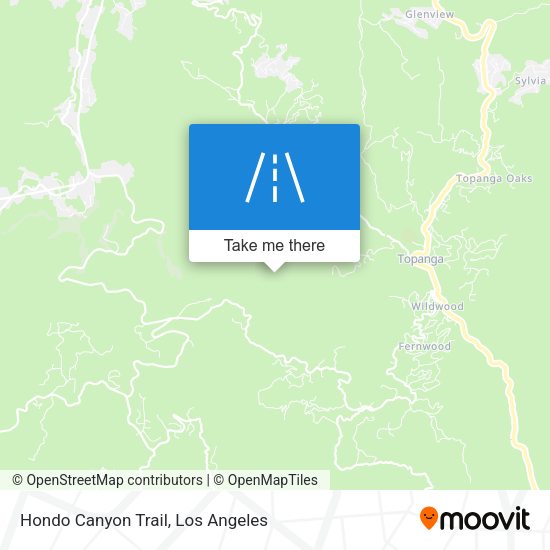 Mapa de Hondo Canyon Trail