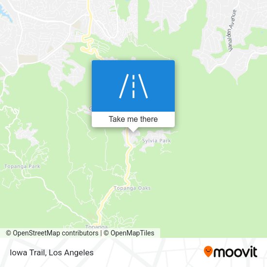 Mapa de Iowa Trail