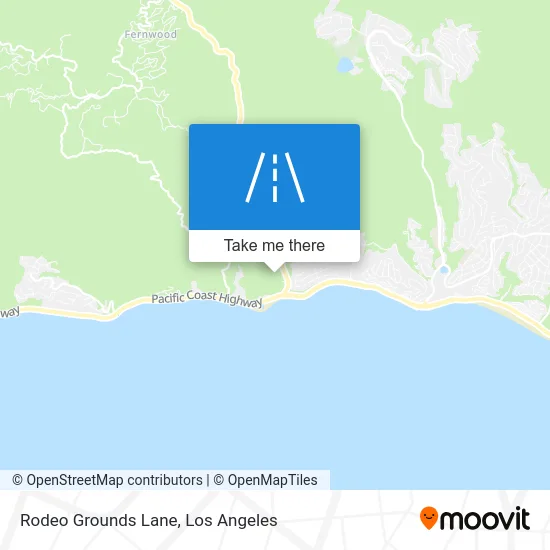 Rodeo Grounds Lane map