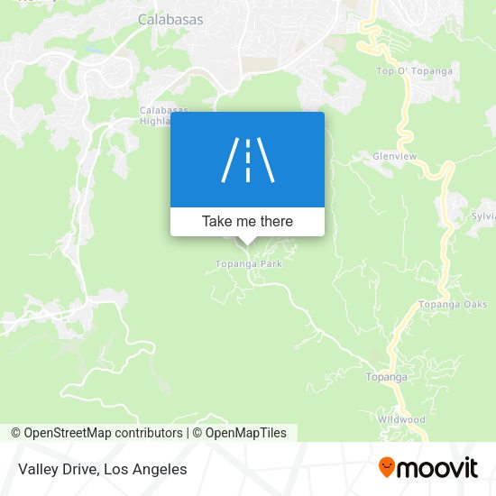 Valley Drive map