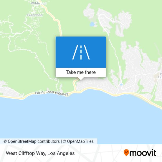 Mapa de West Clifftop Way