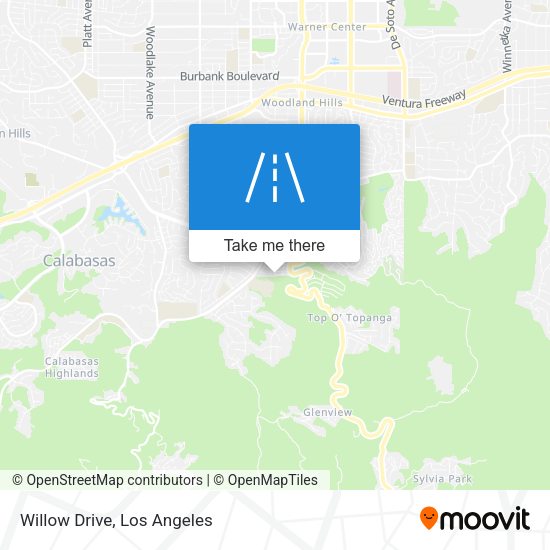 Mapa de Willow Drive
