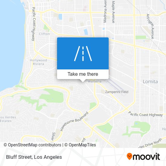 Mapa de Bluff Street