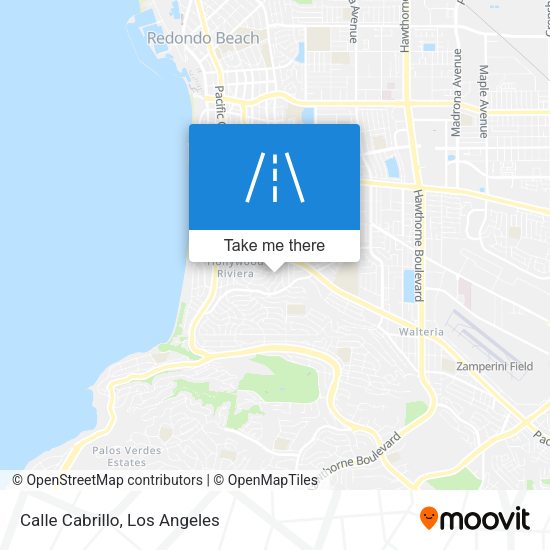 Mapa de Calle Cabrillo