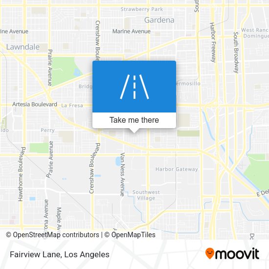 Mapa de Fairview Lane