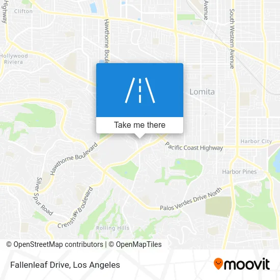 Fallenleaf Drive map