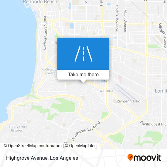 Highgrove Avenue map