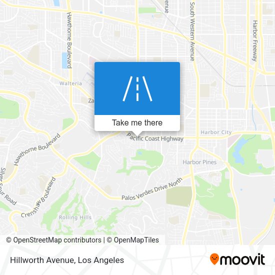 Hillworth Avenue map