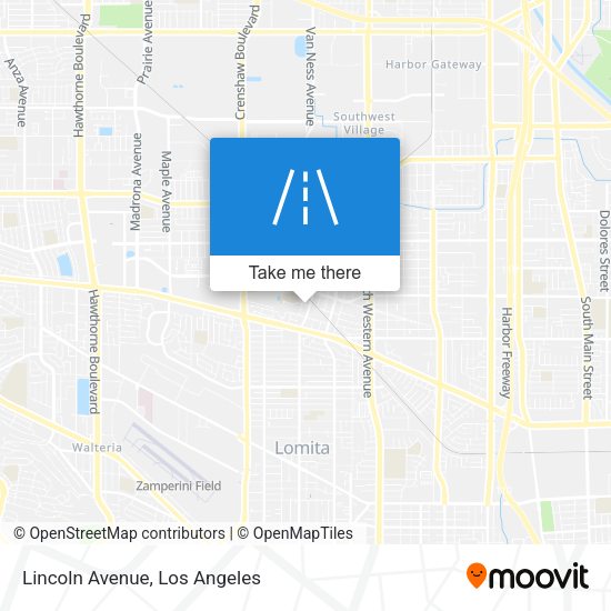 Mapa de Lincoln Avenue