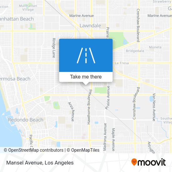 Mapa de Mansel Avenue