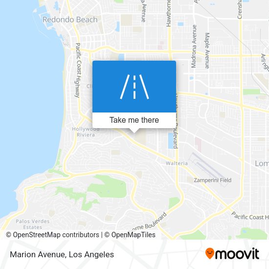Mapa de Marion Avenue