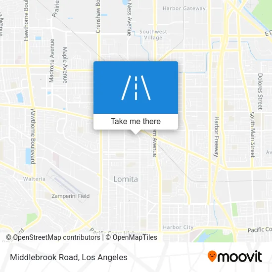 Middlebrook Road map