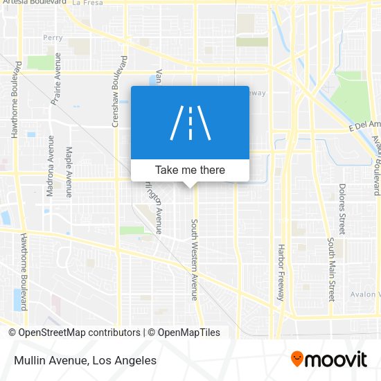Mapa de Mullin Avenue