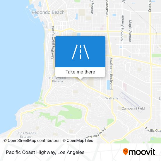 Pacific Coast Highway map