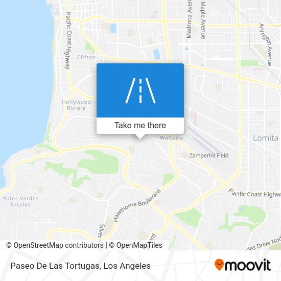Paseo De Las Tortugas map